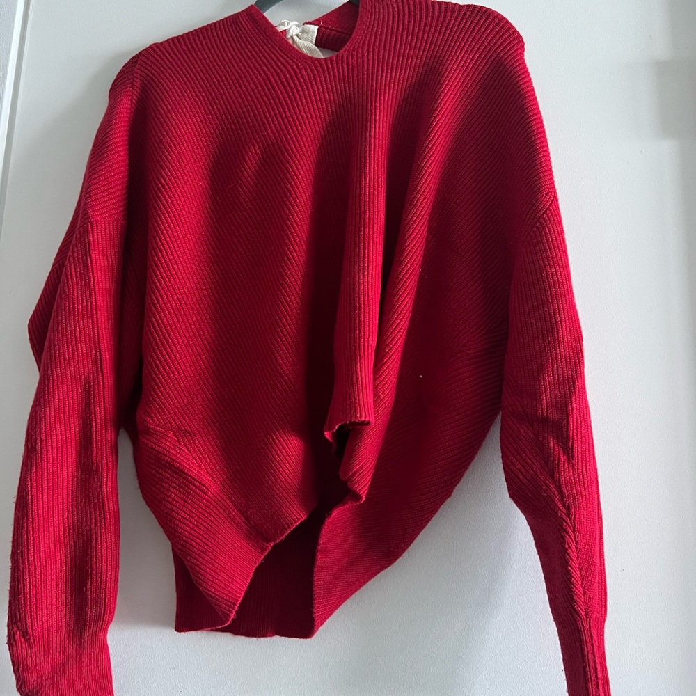 Red sweatshirt